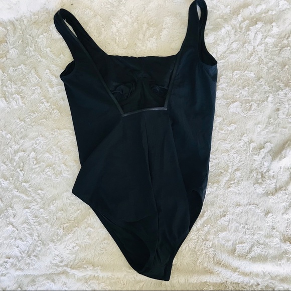 Maryan Melhorn Black Striped One Piece - Picture 3 of 6